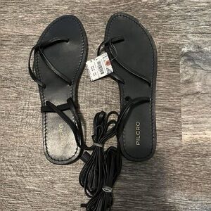 Anthropologie (Pilcro) wrap sandals - NWT size 9 US